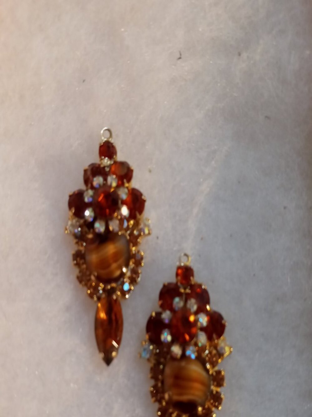 RARE! GORGEOUS VINTAGE ELEGANCE JULIANA RHINESTONE DEMI PARURE SET - Picture 5 of 8